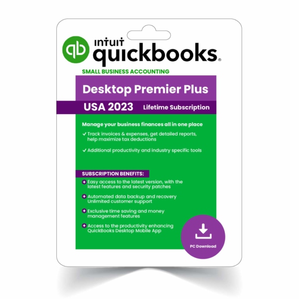 QuickBooks Premier Plus 2023 – Lifetime License
