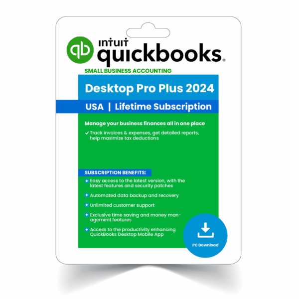 QuickBooks Desktop Pro Plus 2024 – Lifetime License